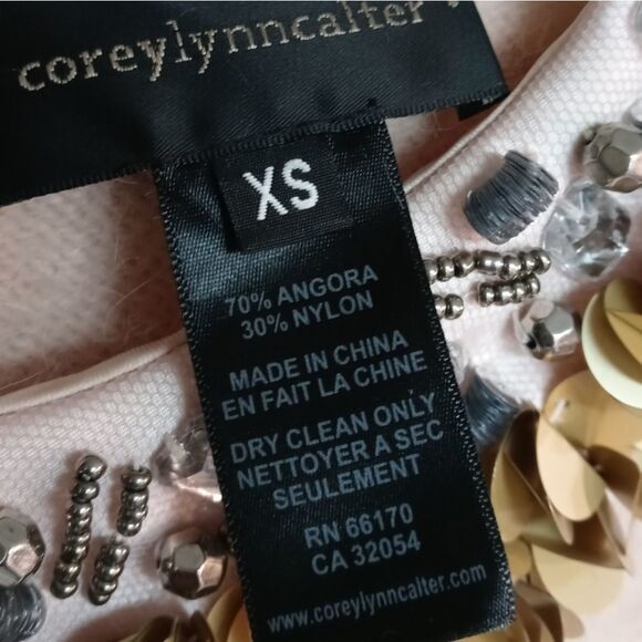 Corey Lynn Calter x Anthropologie  Peter-Pan Paillettes Sweater - Picture 12 of 12